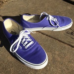 Purple vans size 8.5 men’s size 10 women’s